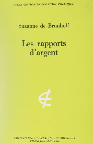 Les rapports d'argent - Carlo Benetti - Claude Berthomieu - Suzanne de Brunhoff