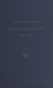 Les relations franco-allemandes, 1933-1939