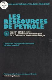 Les ressources de pétrole : les limites de l