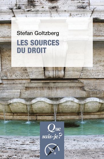 Les sources du droit - Stefan Goltzberg