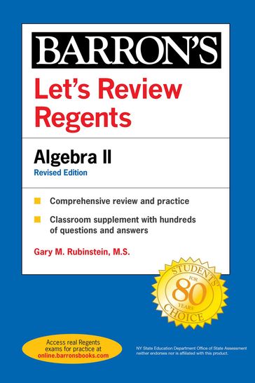 Let's Review Regents: Algebra II Revised Edition - Gary M. Rubenstein M.S.