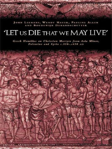 'Let us die that we may live' - Boudewijn Dehandschutter - Johan Leemans - Pauline Allen - Wendy Mayer
