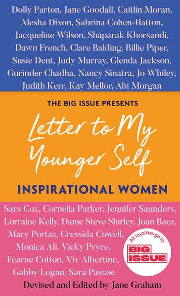 Letter to My Younger Self: Inspirational Women - Jane Graham - The Big Issue