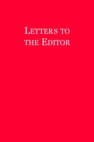 Letters to the Editor - John Winthrop