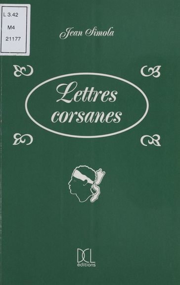 Lettres corsanes - Jean Simola