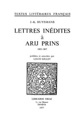 Lettres inédites à Arij Prins