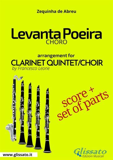 Levanta Poeira - Clarinet Quintet/Choir score & parts - ZEQUINHA DE ABREU