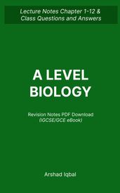 A Level Biology Quiz PDF Book IGCSE GCE Biology Quiz Questions and Answers PDF