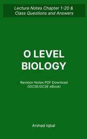 O Level Biology Quiz PDF Book IGCSE GCSE Biology Quiz Questions and Answers PDF