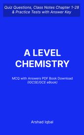 A Level Chemistry MCQ Questions and Answers PDF IGCSE GCE Chemistry MCQs PDF e-Book