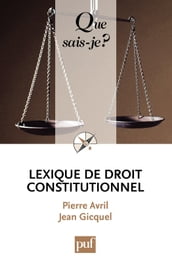 Lexique de droit constitutionnel