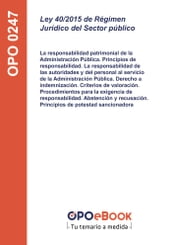 Ley 40/2015 de Régimen Jurídico del Sector Público