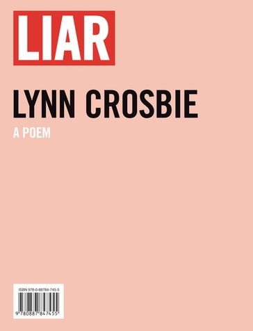 Liar - Lynn Crosbie