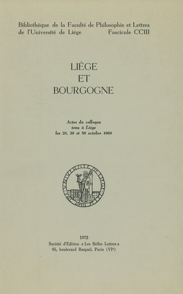 Liege et Bourgogne - Collectif