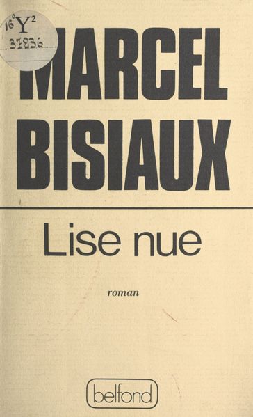 Lise nue - Marcel Bisiaux