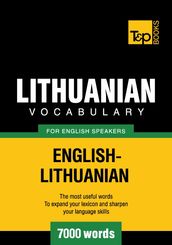 Lithuanian vocabulary for English speakers - 7000 words