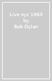 Live nyc 1963