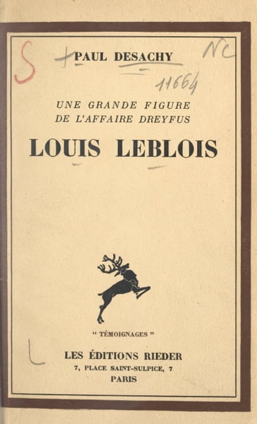 Louis Leblois - Paul Desachy