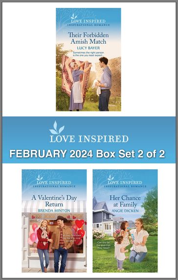 Love Inspired February 2024 Box Set 2of 2 - Lucy Bayer - Brenda Minton - Angie Dicken