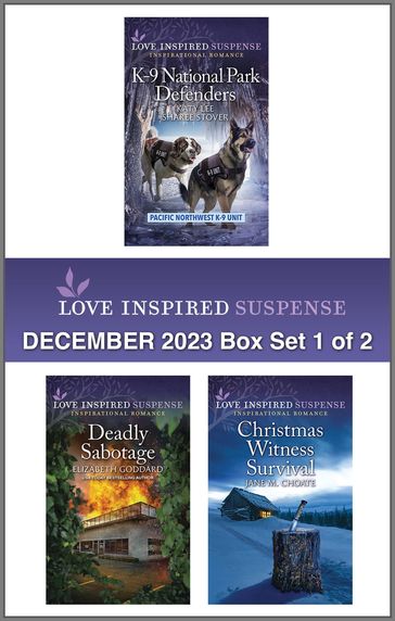 Love Inspired Suspense December 2023 - Box Set 1 of 2 - Katy Lee - Sharee Stover - Elizabeth Goddard - Jane M. Choate