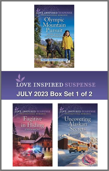 Love Inspired Suspense July 2023 - Box Set 1 of 2 - Jodie Bailey - Jenna Night - Elisabeth Rees