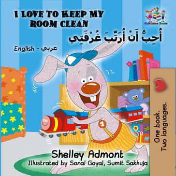 I Love to Keep My Room Clean (English Arabic Bilingual Book) - Shelley Admont - KidKiddos Books