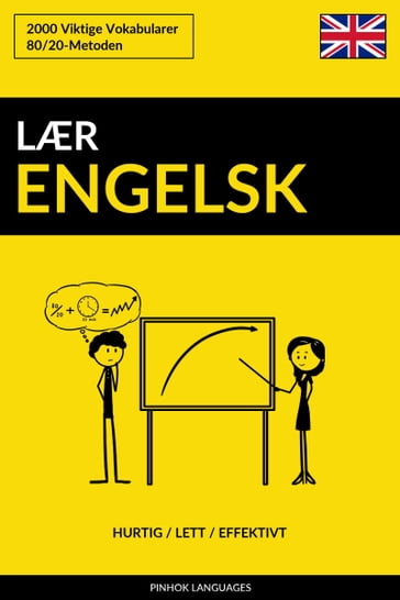 Lær Engelsk: Hurtig / Lett / Effektivt: 2000 Viktige Vokabularer - Pinhok Languages