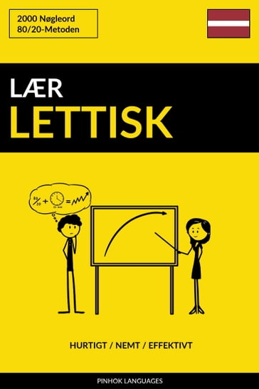 Lær Lettisk: Hurtigt / Nemt / Effektivt: 2000 Nøgleord - Pinhok Languages