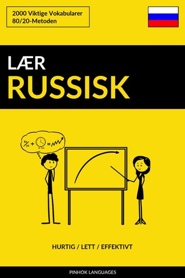 Lær Russisk: Hurtig / Lett / Effektivt: 2000 Viktige Vokabularer - Pinhok Languages