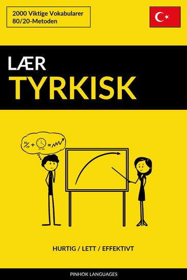 Lær Tyrkisk: Hurtig / Lett / Effektivt: 2000 Viktige Vokabularer - Pinhok Languages