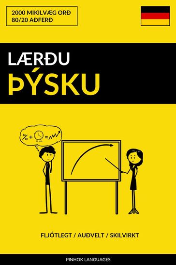 Lærðu Þýsku: Fljótlegt / Auðvelt / Skilvirkt: 2000 Mikilvæg Orð - Pinhok Languages