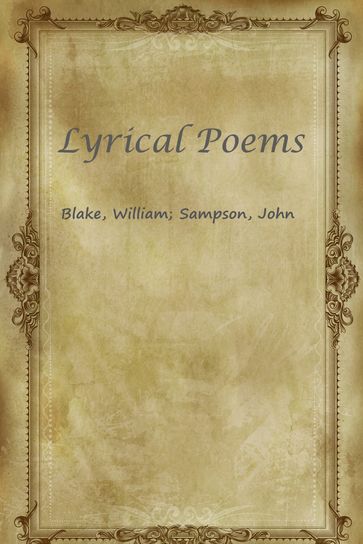 Lyrical Poems - Blake/e/e/e - Tony Williams