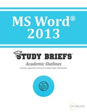MS Word ® 2013