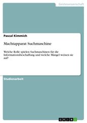 Machtapparat Suchmaschine