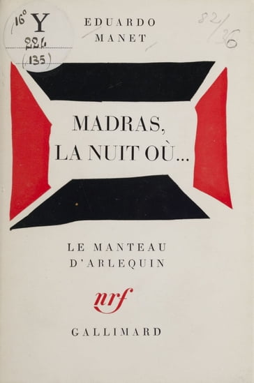 Madras, la nuit où... - Eduardo Manet