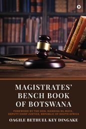 Magistrates  Bench Book of Botswana