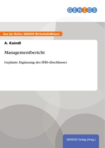 Managementbericht - A. Kaindl