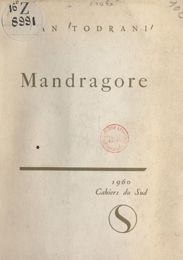 Mandragore - Jean Todrani