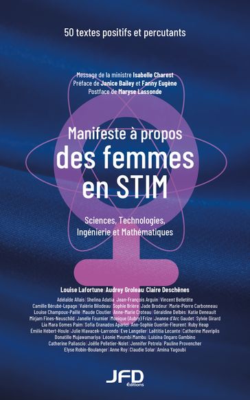 Manifeste à propos des femmes en STIM - Louise Lafortune - Audrey Groleau - Claire Deschênes