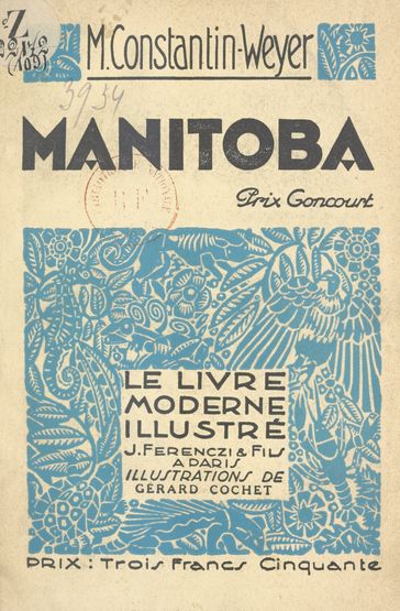 Manitoba - Maurice Constantin-Weyer