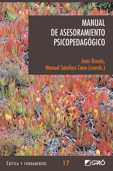 Manual de Asesoramiento Psicopedagógico - Angélica - Solé Sugranyes - Anna - Viñas Clemente - Bonals Picas - Carles - Aviñoa Pérez - Carlos - Ruíz Bel - Claustre - de Diego Navalón - Climent - Gomar Uteza - Ester - Aretxaederra de Juan - Eulàlia - Cardona Pera - Teberosky Coronado - Francesc - Moya de León - Gerardo - Fernández Pérez - Jaume - Gairín Sallán - Javier - Planas Sisquella - Joan - Echeita Sarrionandia - Sánchez-Cano - Joaquín - Giné Giné - Josep - Funes Artiaga - José Ramón - Llobet Mascaró - Julio - Bassedas i Ballús - M. Carme - Augé Lidon - Grau Pujol - M. Claustre - Lago Martínez - M. Dolors - Mena Berbegall - MANUEL - Andújar Castro - Font Roura - Istvan Marta - Mireia - Pujolàs Maset - Miren Josu - Armengol i Asparó - Núria - Ruiz Amador - Pep Lluís - Onrubia Goñi - Pere - Rodríguez Muñoz