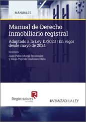 Manual de derecho inmobiliario registral