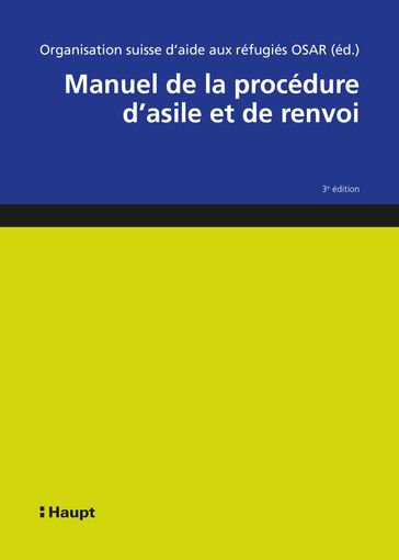 Manuel de la procédure d'asile et de renvoi - Organisation suisse d