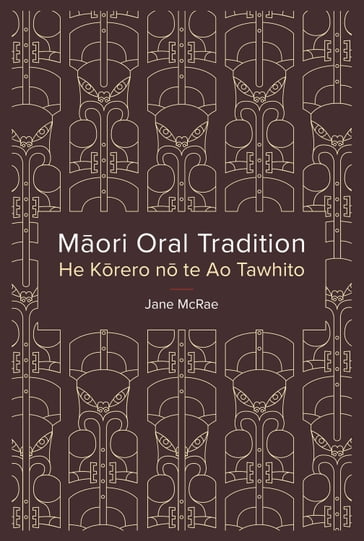 Maori Oral Tradition - Jane McRae