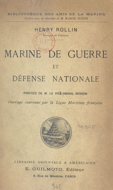 Marine de guerre et défense nationale - Henry Rollin - Marcel Dubois