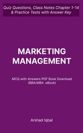 Marketing Management MCQ PDF Book BBA MBA Marketing MCQ Questions and Answers PDF