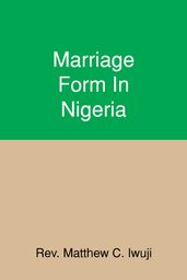 Marriage Form In Nigeria