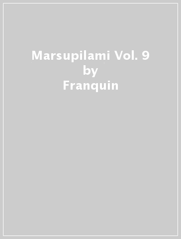 Marsupilami Vol. 9 - Franquin - Yann