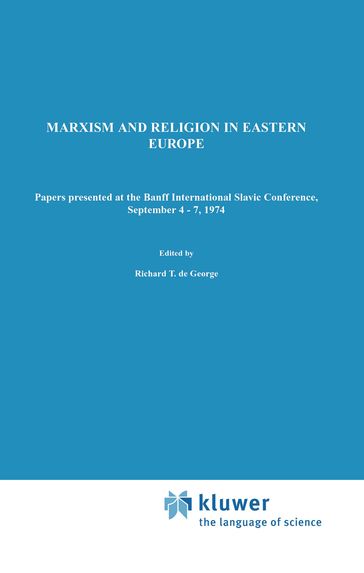 Marxism and Religion in Eastern Europe