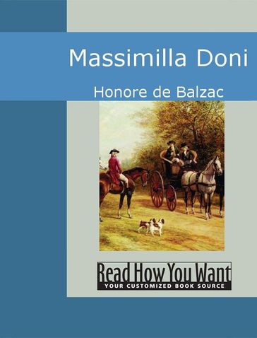 Massimilla Doni - Honore De Balzac